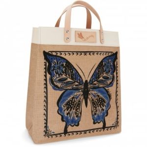 👜 Brighton Butterfly Dreams Burlap Tote